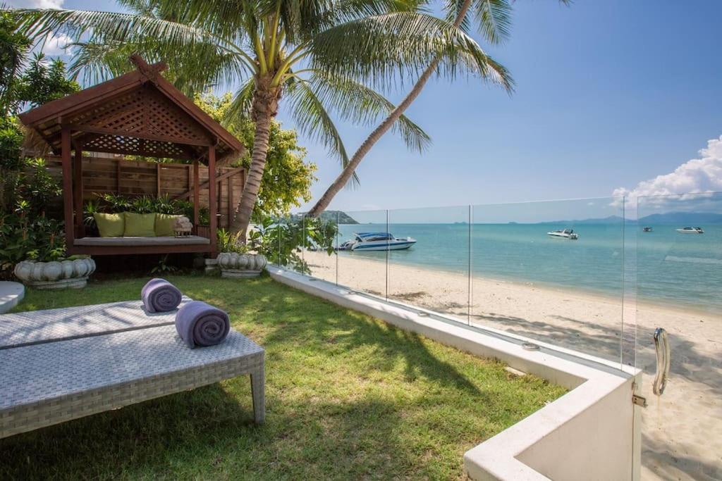 Beachfront Villa Charmant With Private Pool Koh Samui Bagian luar foto