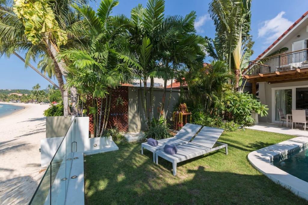 Beachfront Villa Charmant With Private Pool Koh Samui Bagian luar foto