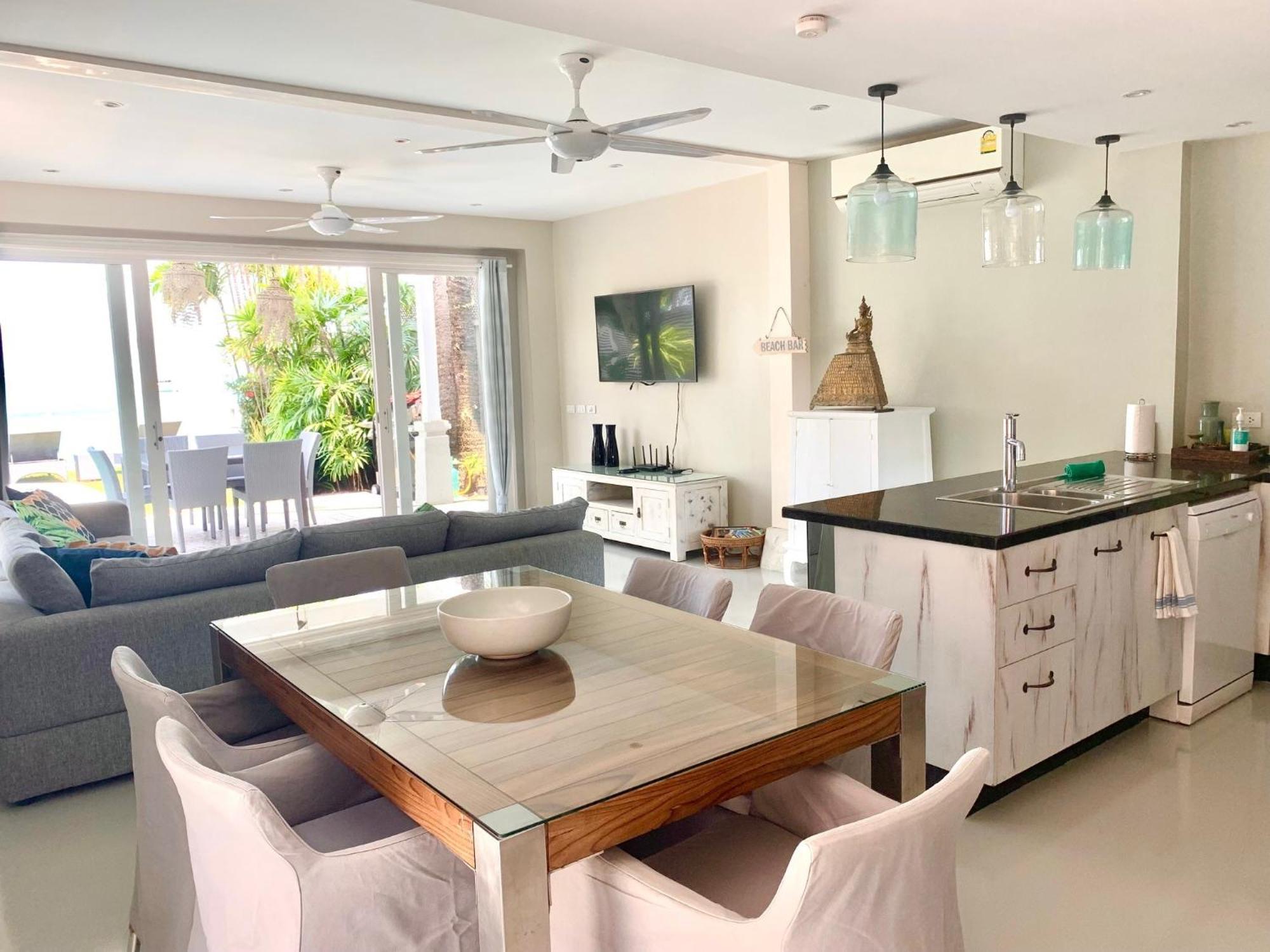 Beachfront Villa Charmant With Private Pool Koh Samui Bagian luar foto