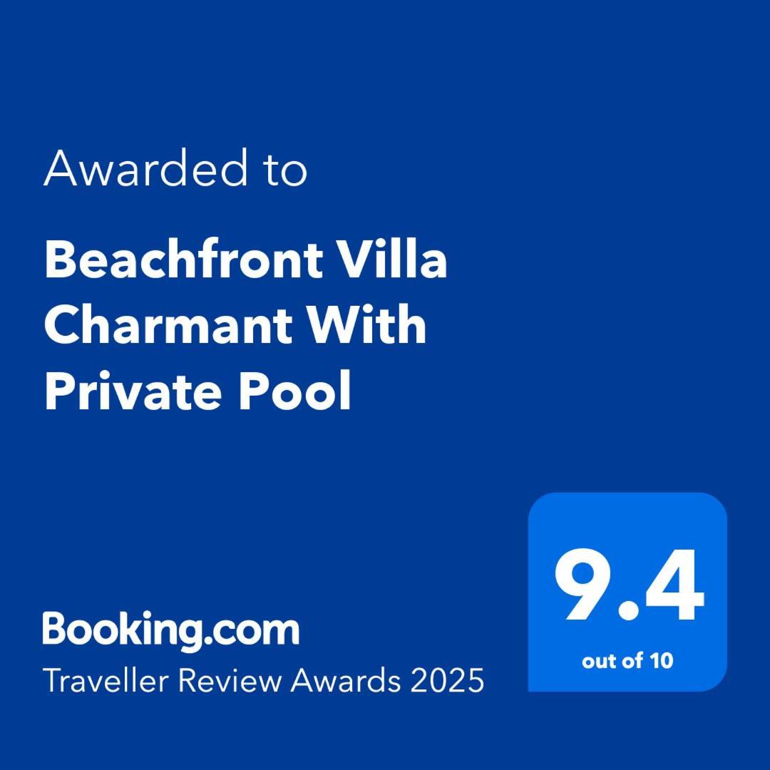 Beachfront Villa Charmant With Private Pool Koh Samui Bagian luar foto